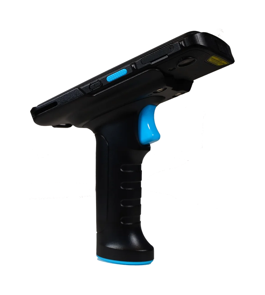 Unitech EA520 with pistol grip — the rugged Handy